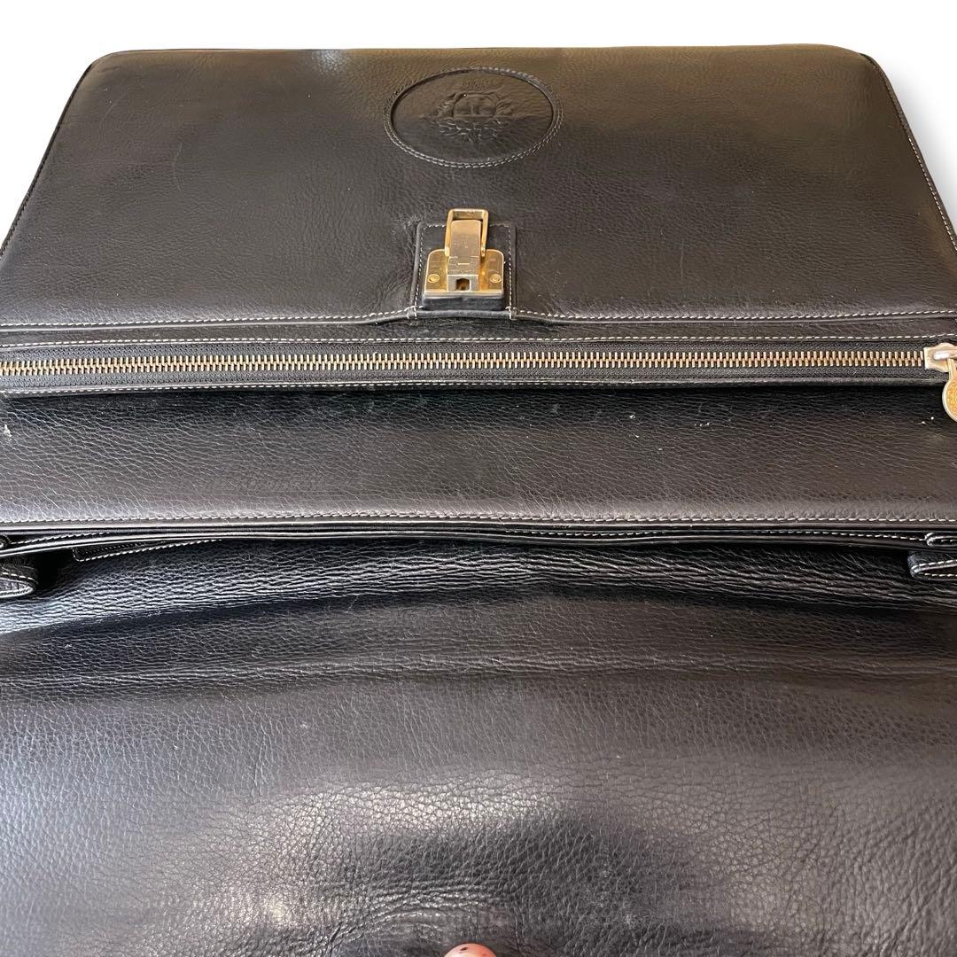 ヴェルサーチ ビジネスバッグ ブリーフケース レザー メデューサ 黒 A4