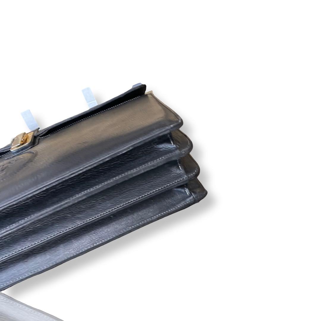 ヴェルサーチ ビジネスバッグ ブリーフケース レザー メデューサ 黒 A4