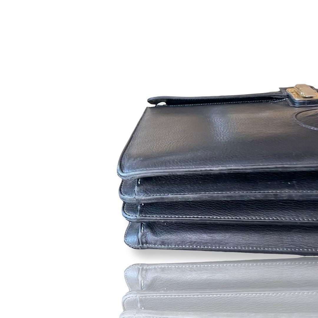 ヴェルサーチ ビジネスバッグ ブリーフケース レザー メデューサ 黒 A4