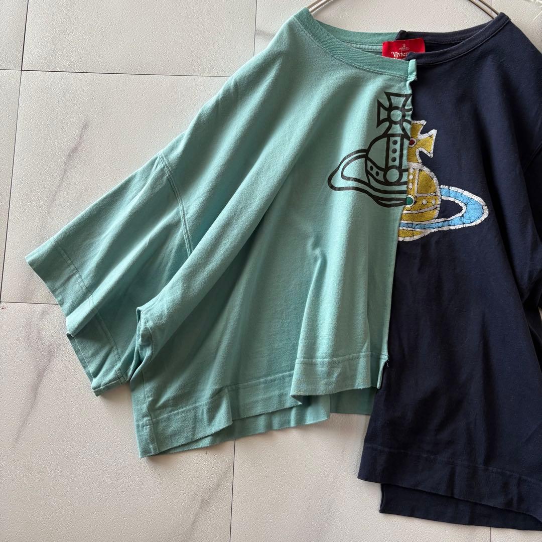 ヴィヴィアンウエストウッド　アシンメトリー　オーブ　Tシャツ半袖カットソー　00