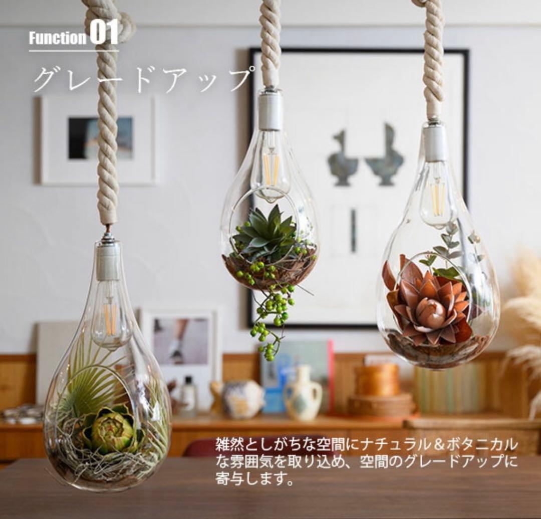 【未使用品】BOTANIC HANGING LIGHT Lサイズ　スワン電器