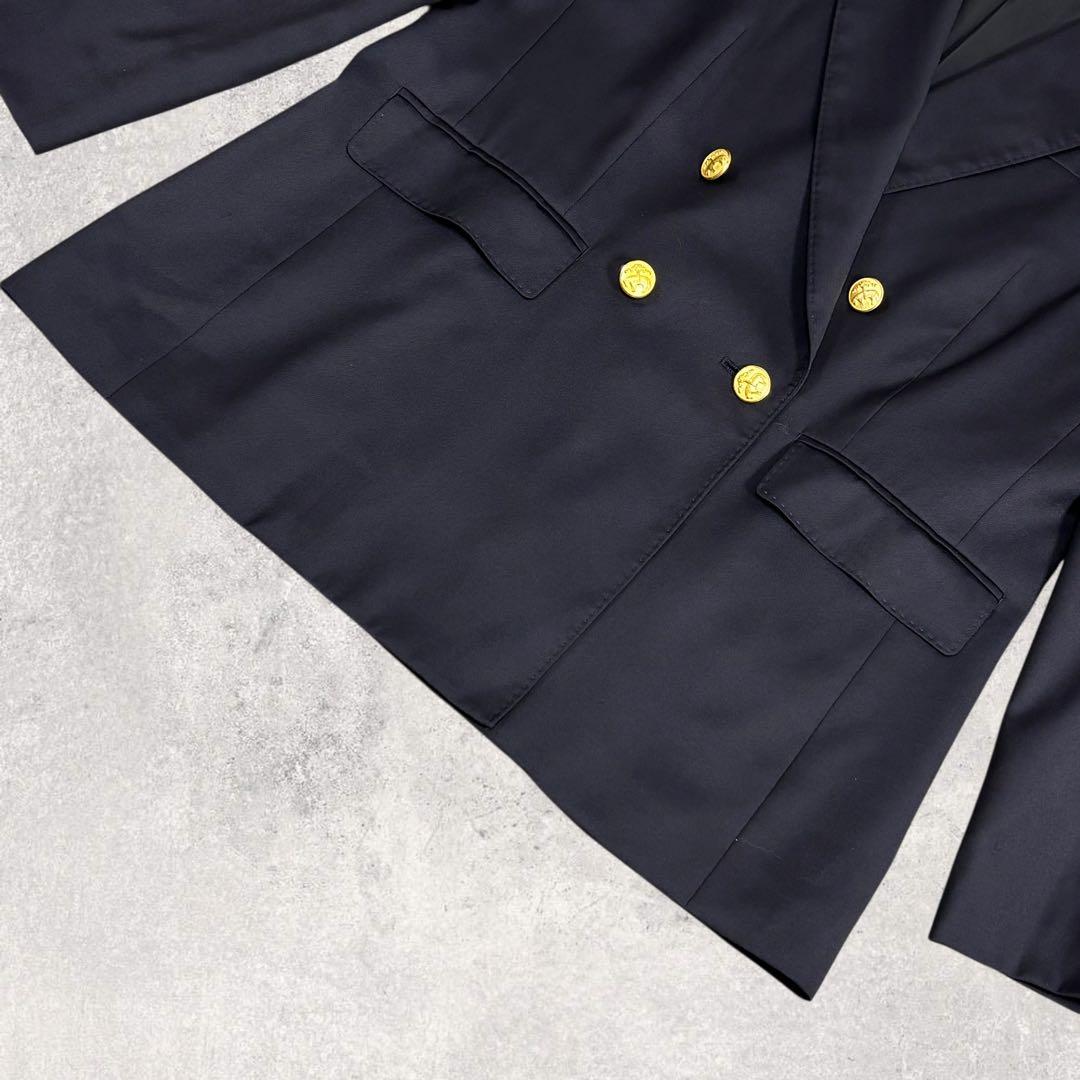 ちぇぶおブルックスブラザーズ 紺ブレ 金ボタン ダブル ロロピアーナ