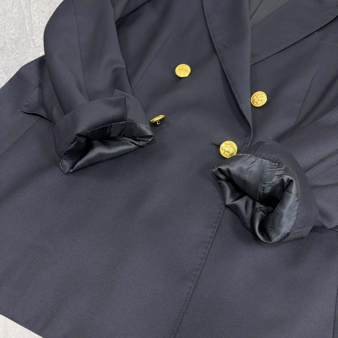 ちぇぶおブルックスブラザーズ 紺ブレ 金ボタン ダブル ロロピアーナ