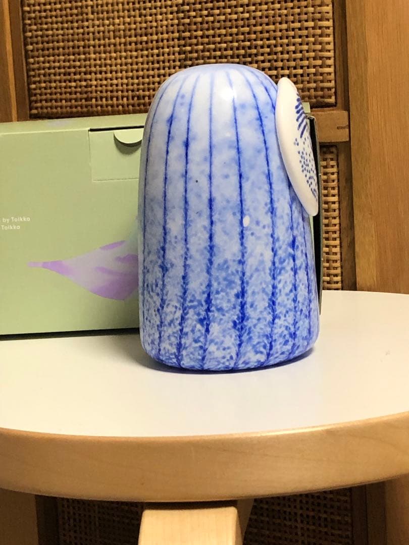 イッタラ　バード　オウル　新品　Rospuutto owl ブルー