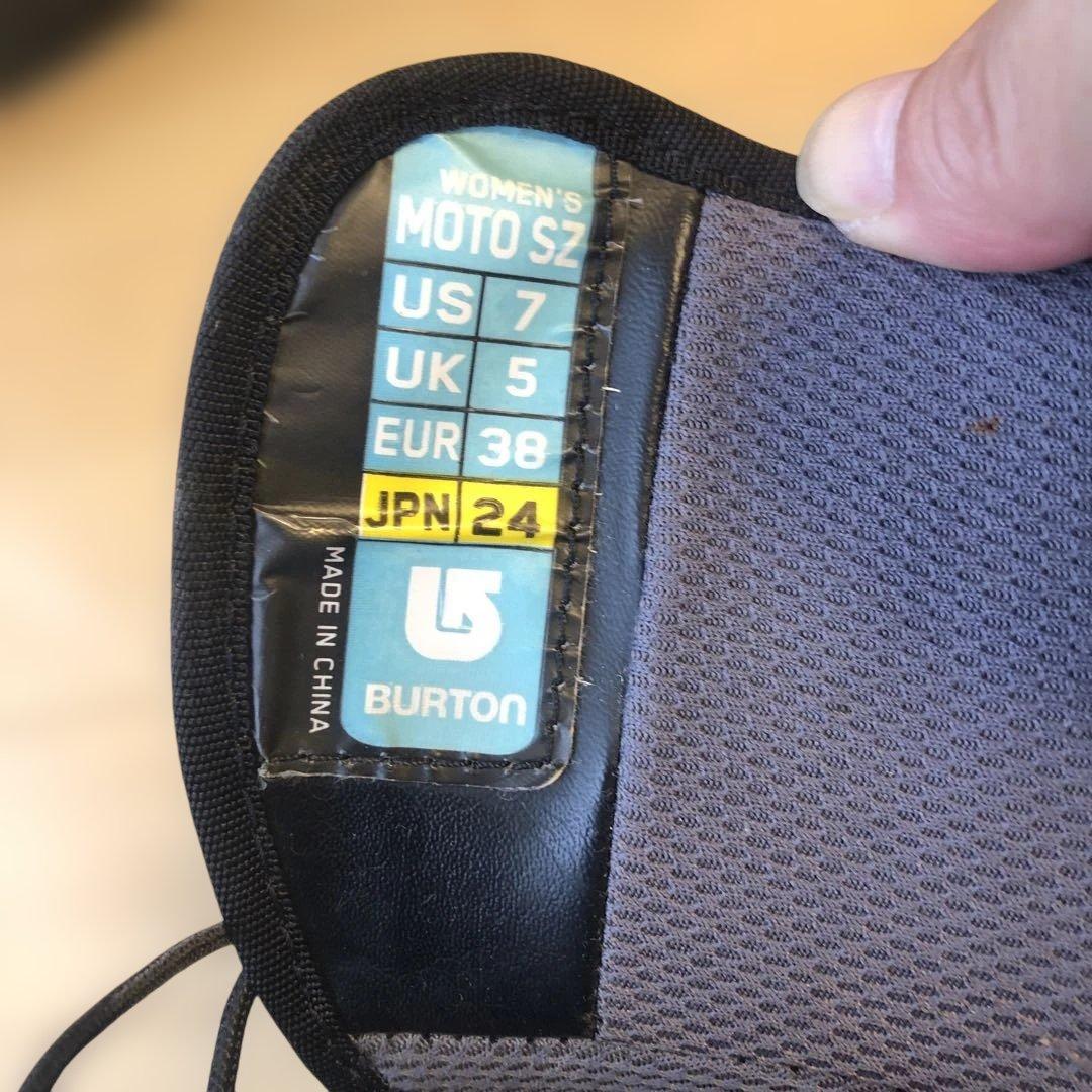 Burton スノーボードブーツ ブラック　MOTO SZ JPN24