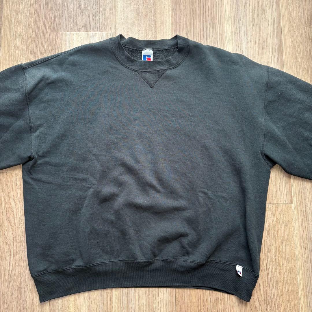 【XL 90's USA製】ラッセルアスレチック　スウェット　　ブラック