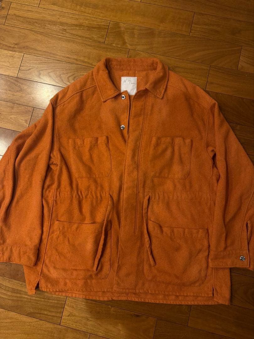 トップス ANCELLM PILLING SHIRT JACKET TERRACOTTA