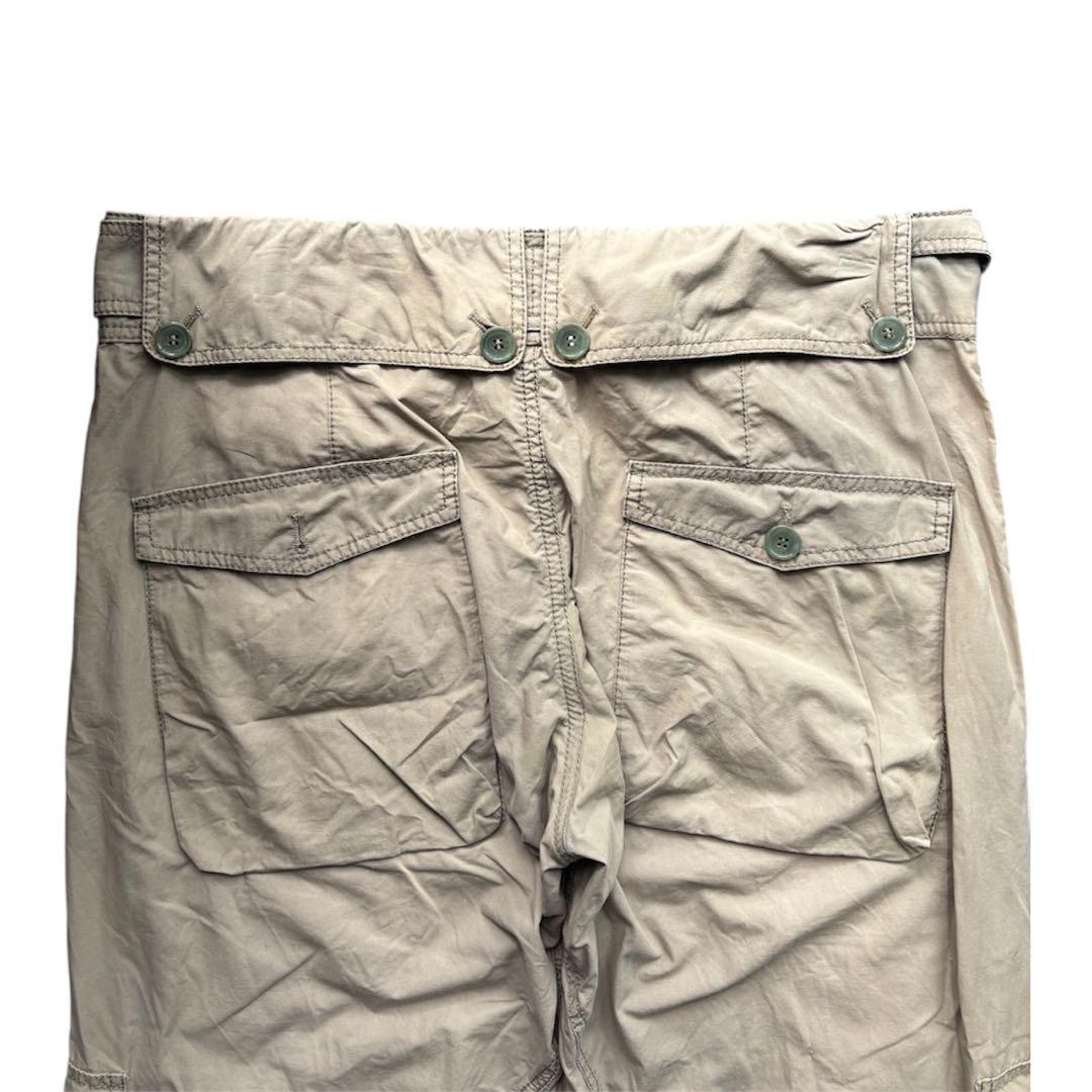 希少 DOLCE&GABBANA 00s ミリタリー ギミック カーゴパンツ