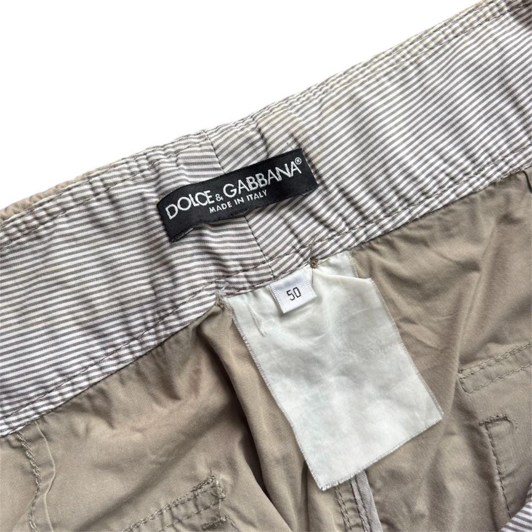 希少 DOLCE&GABBANA 00s ミリタリー ギミック カーゴパンツ