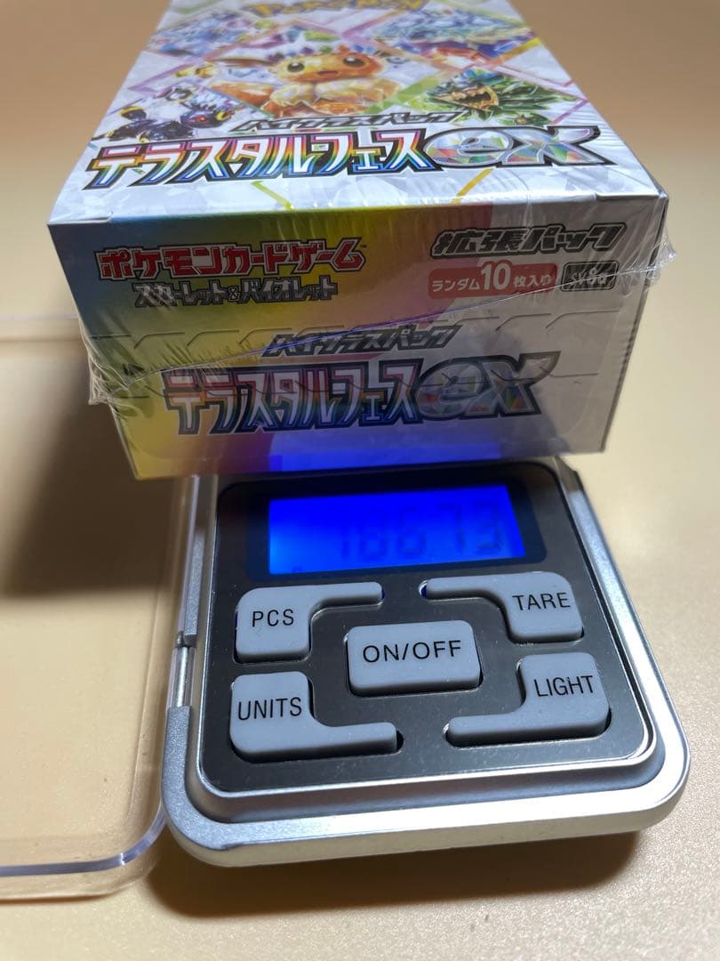 テラスタルフェス ex BOX シュリンク付き　1BOX 186.74g