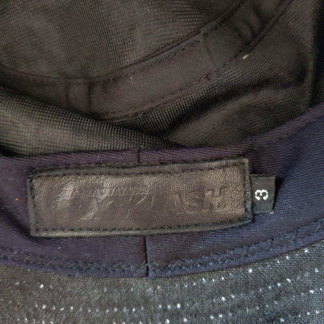 バックラッシュ バケットハット リネン サイズ3 墨黒 最終価格