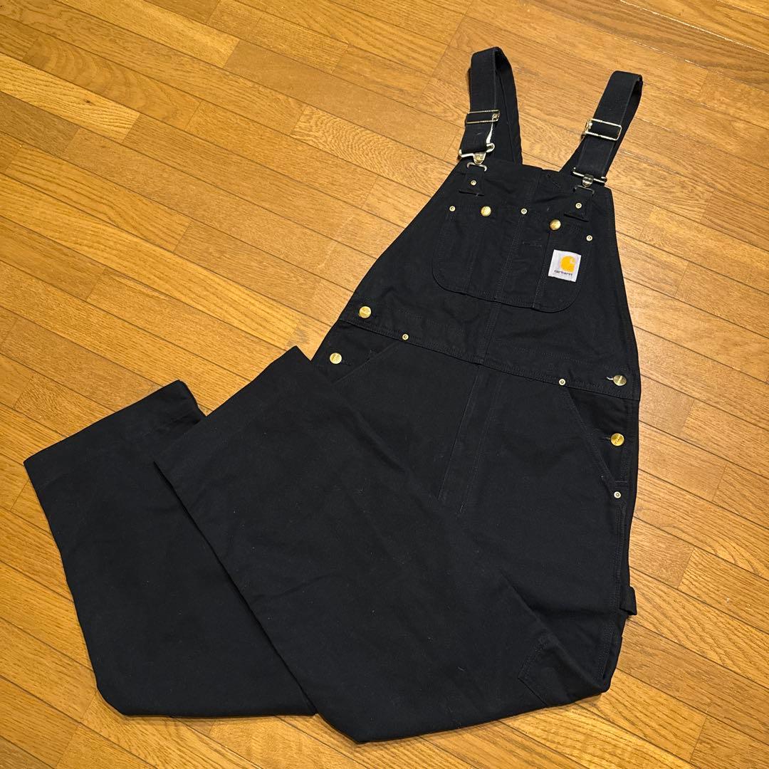 カーハート オーバーオール　ブラック　サイズ32インチ　希少2003年製
