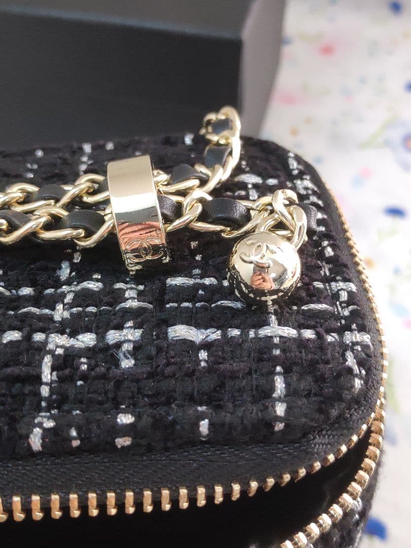 シャネル ツイード チェーンショルダーバッグ ノベルティ