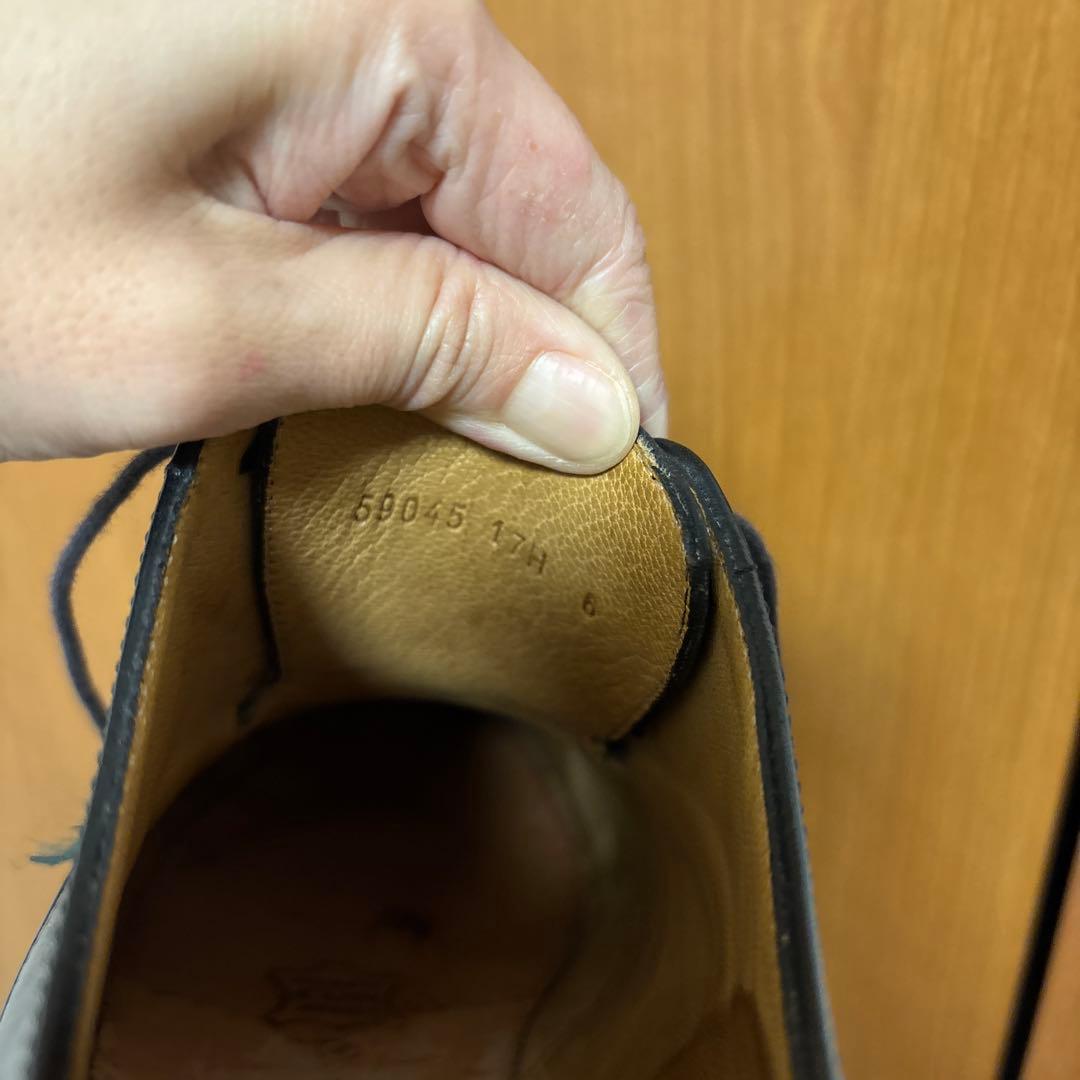 【美品】Paraboot 革靴　黒　フランス製　シャンボード　６