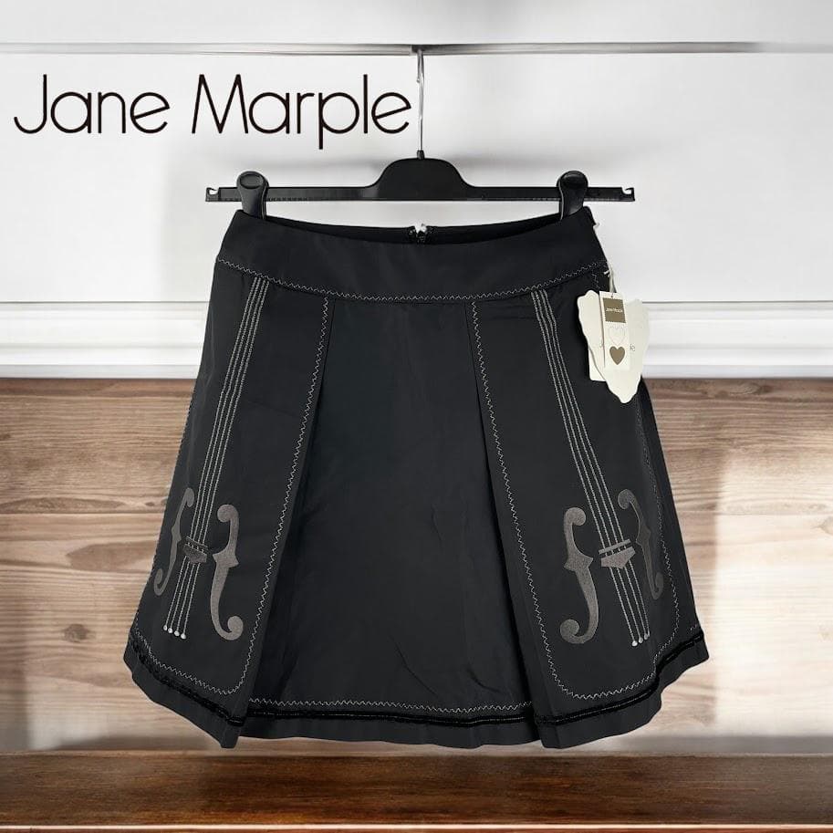 未使用●Jane Marple ジェーンマープル● 希少 バイオリン刺繍スカート