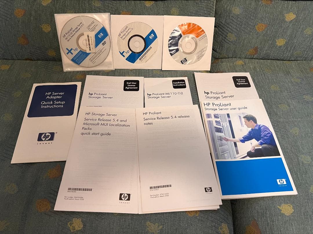 HP ProLiant ML110 Storage Server 作動確認済