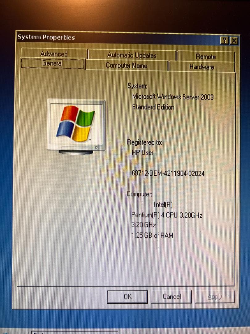 HP ProLiant ML110 Storage Server 作動確認済