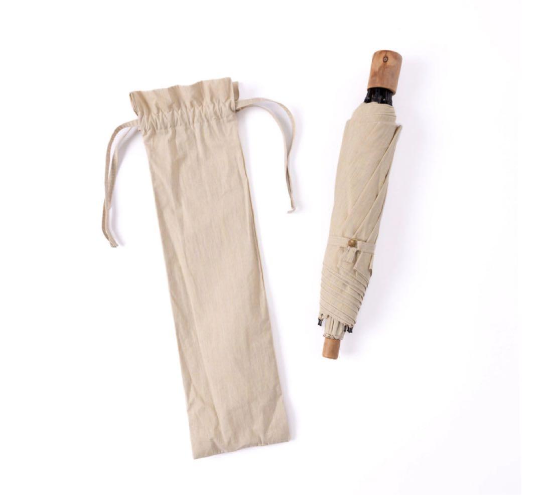 【新品未使用】hatsutoki fog 晴雨兼用折り畳み傘（スモークイエロー）