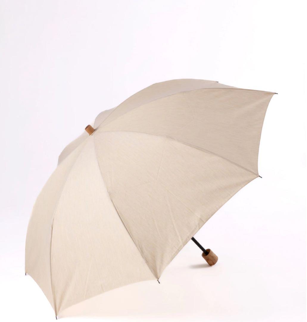 【新品未使用】hatsutoki fog 晴雨兼用折り畳み傘（スモークイエロー）