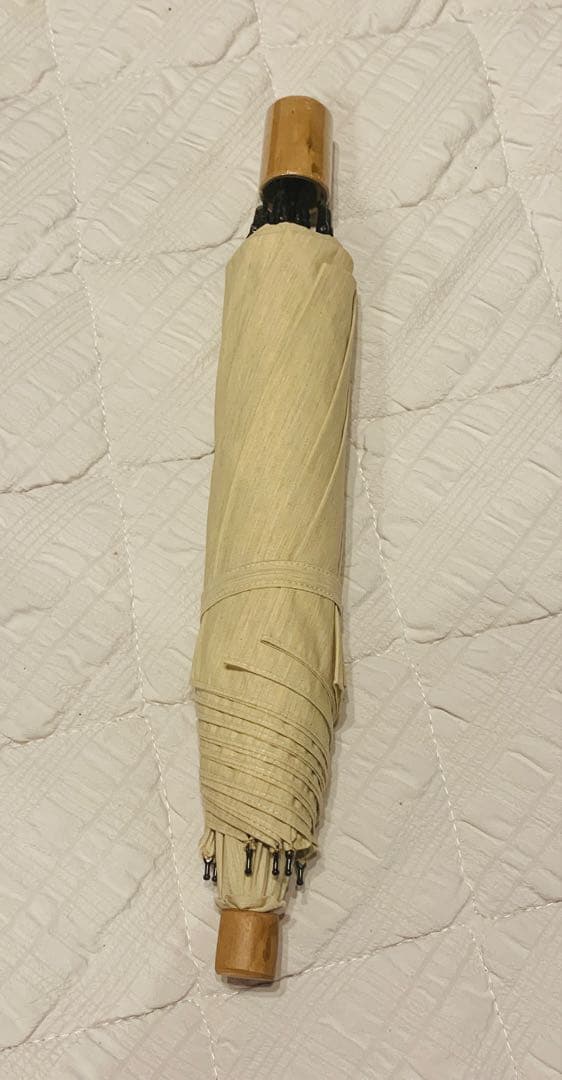 【新品未使用】hatsutoki fog 晴雨兼用折り畳み傘（スモークイエロー）