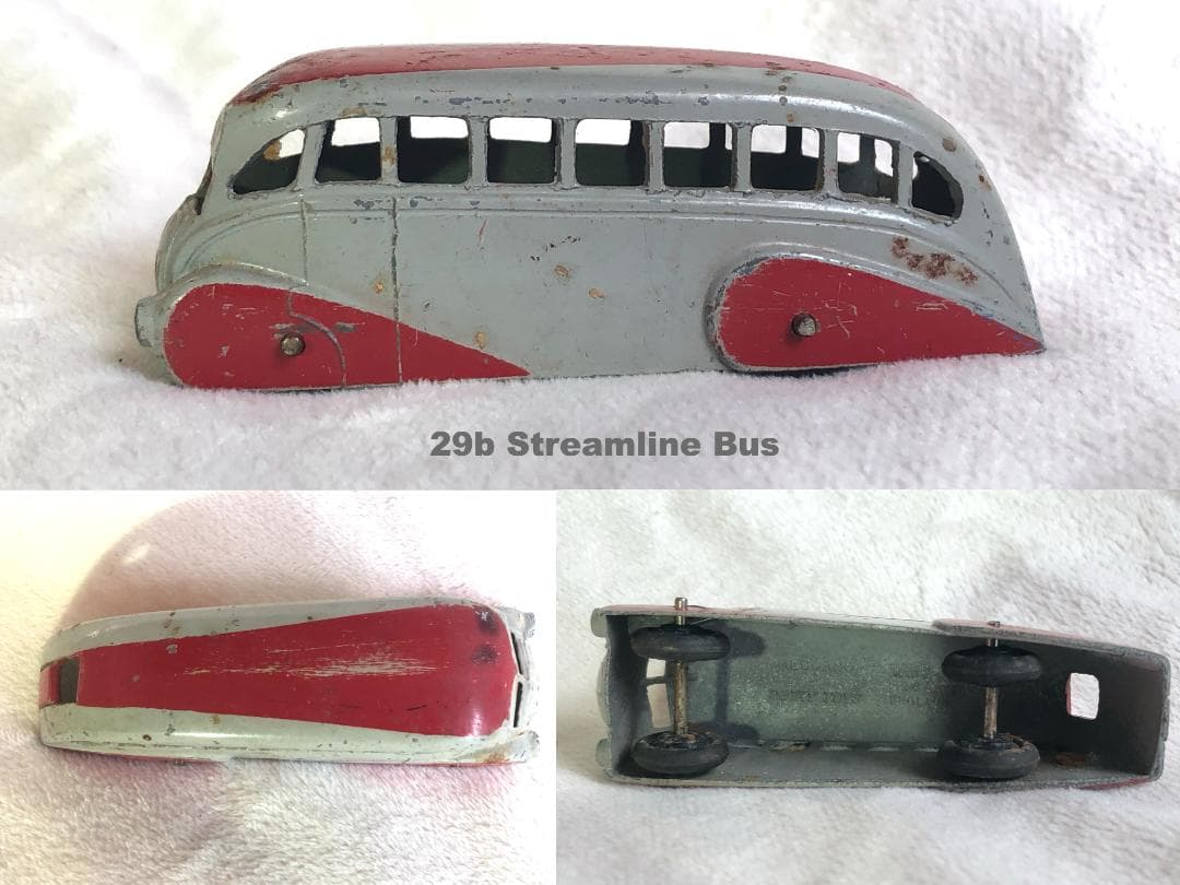 【当時物】英国製 DINKY サービス車両＆バス 7台セット 消防車ハシゴ付