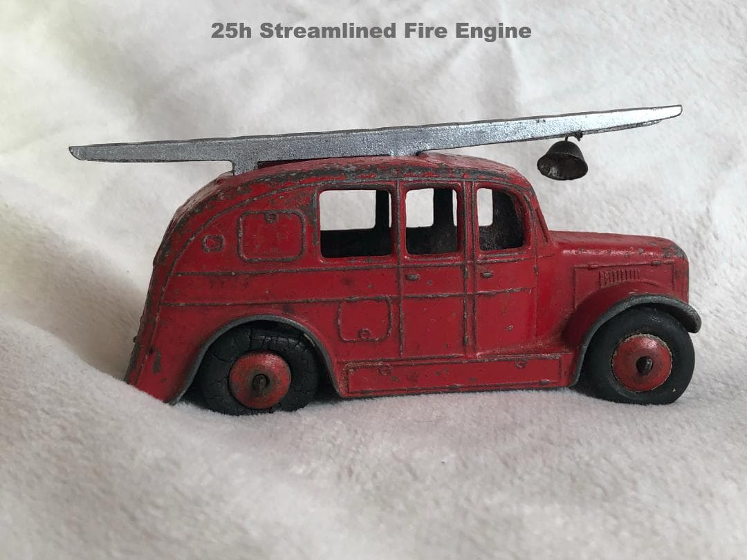 【当時物】英国製 DINKY サービス車両＆バス 7台セット 消防車ハシゴ付