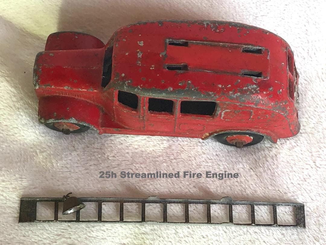 【当時物】英国製 DINKY サービス車両＆バス 7台セット 消防車ハシゴ付