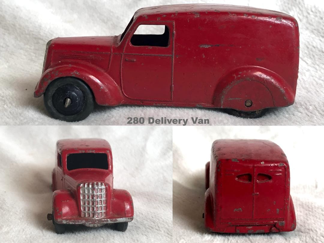 【当時物】英国製 DINKY サービス車両＆バス 7台セット 消防車ハシゴ付