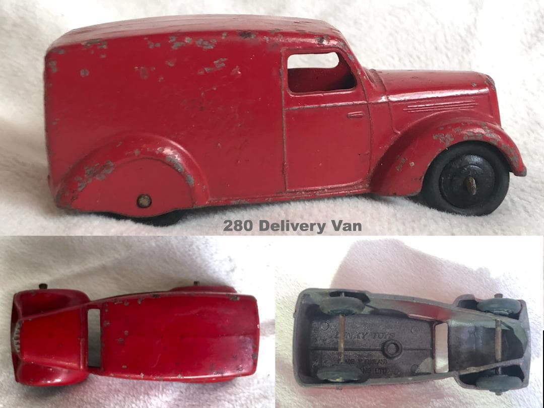 【当時物】英国製 DINKY サービス車両＆バス 7台セット 消防車ハシゴ付