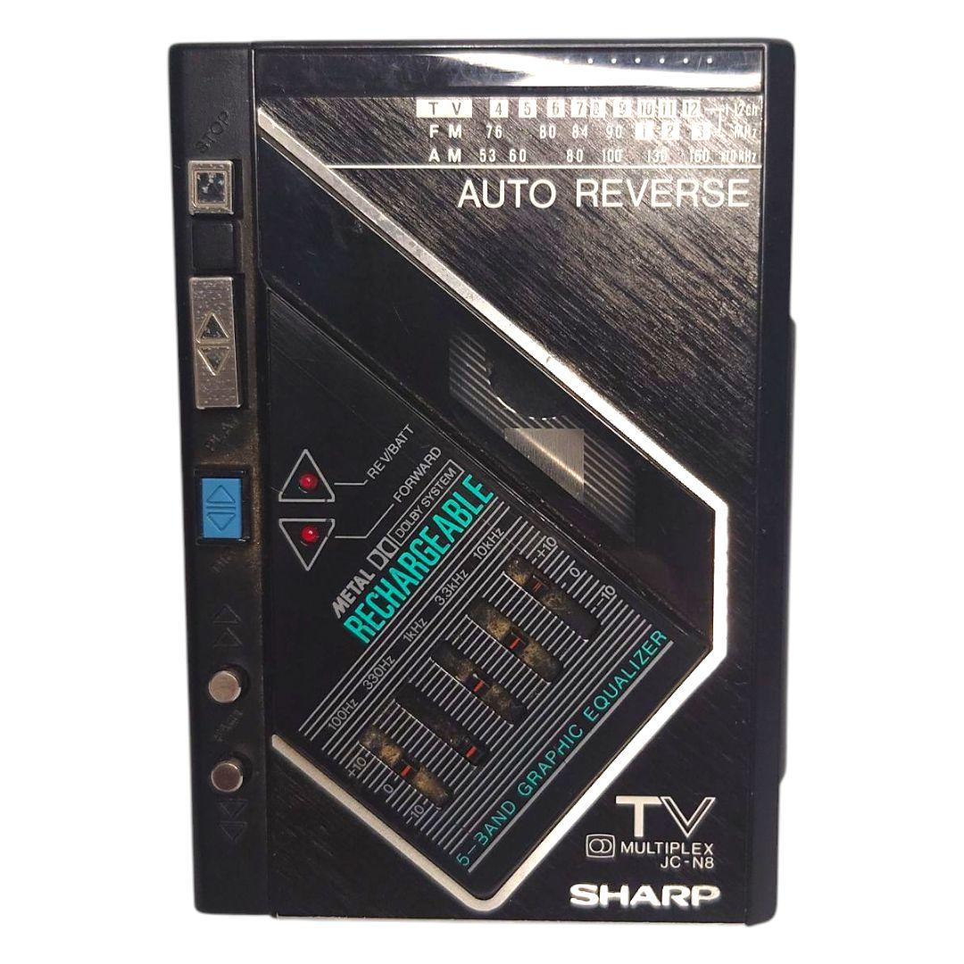 ジャンク　SHARP JC-N8(BK) カセットプレーヤー