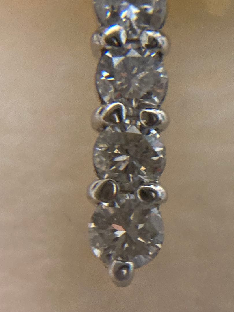 澪*様 pt900 ダイヤモンド　ネックレストップ　クロス