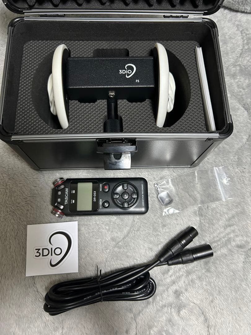 Free Space 白3dio バイノーラルマイク 【6点セット】