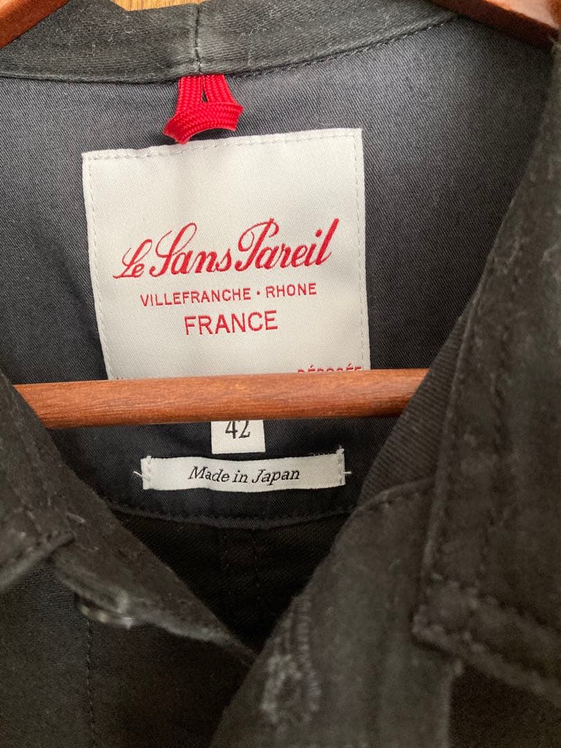 Le Sans Pareil ルサンパレイユ　ブラックモールスキン　カバーオール