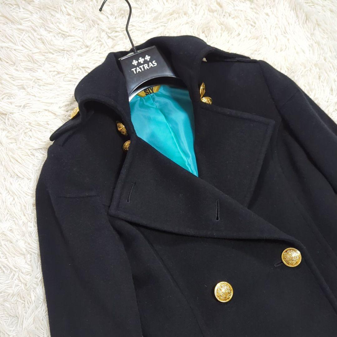 SLY M ベビドンコート カシミヤ 金ボタン ダブルブレスト ミドルコート