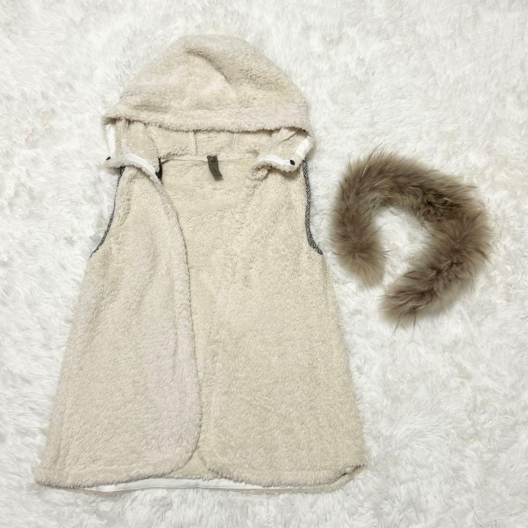 【最終価格‼︎】バーバリーブルーレーベル モッズコート ノバチェック ボアライナー