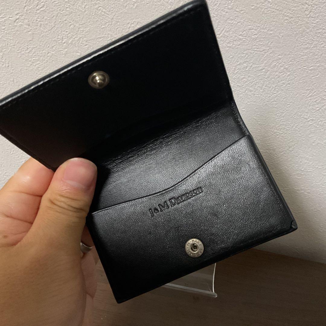 開店セール☆使用二日 美品 J&M DAVIDSON レザー スタッズ 名刺入れ