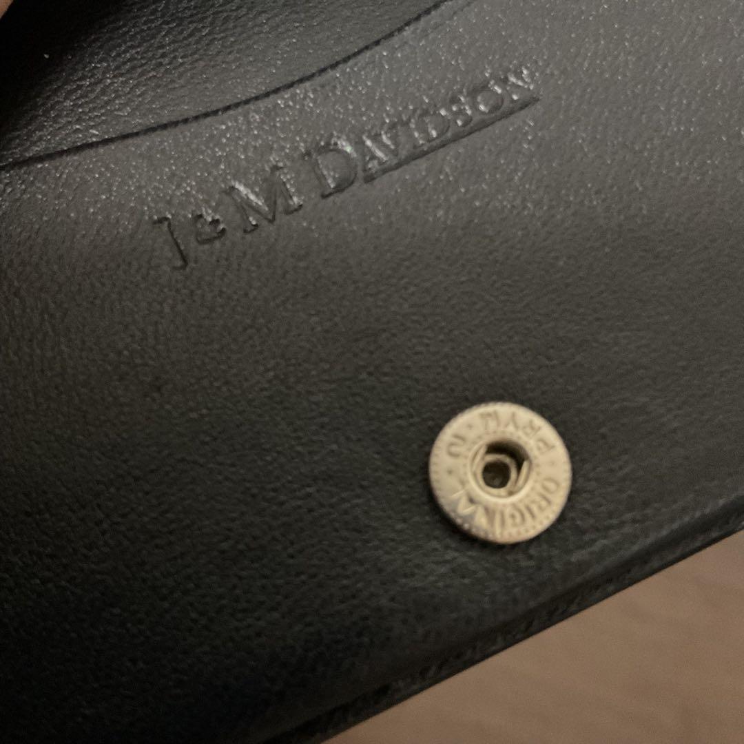 開店セール☆使用二日 美品 J&M DAVIDSON レザー スタッズ 名刺入れ