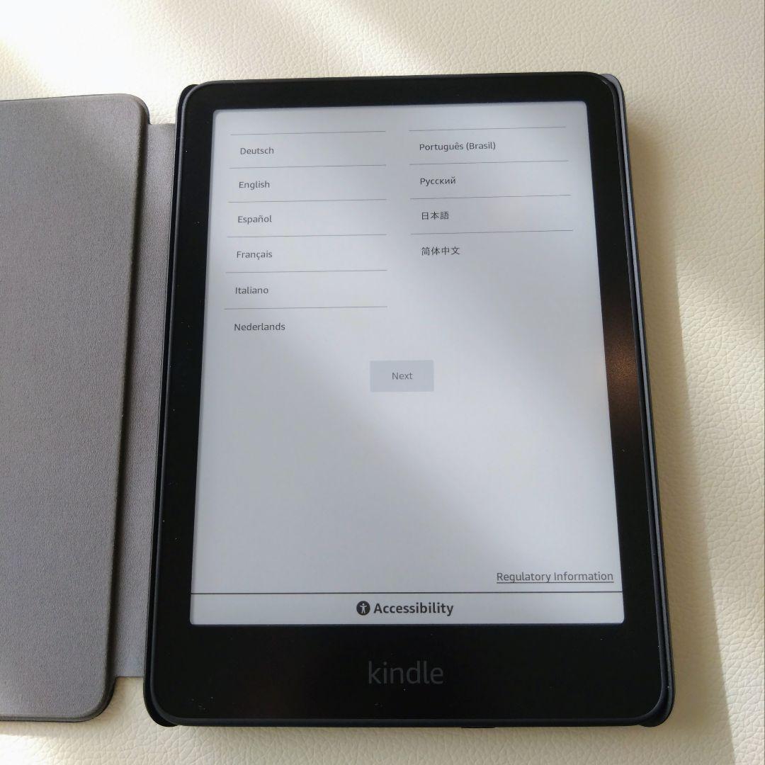 Kindle Paperwhite 第12世代 16GB ほぼ未使用純正カバー付