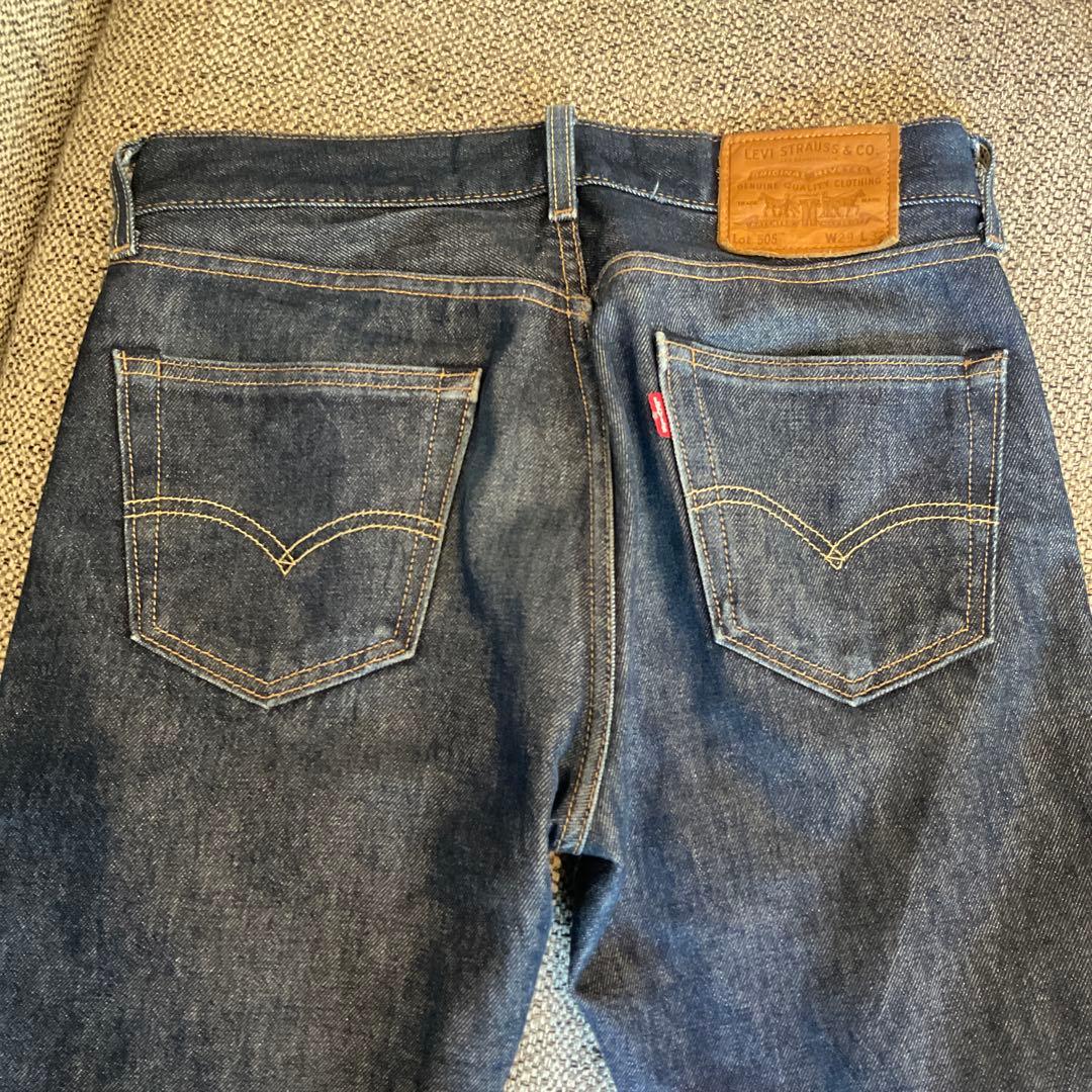 み*り様 リーバイス 505　W29　赤耳　ビッグＥ　復刻　セルビッジ デニム