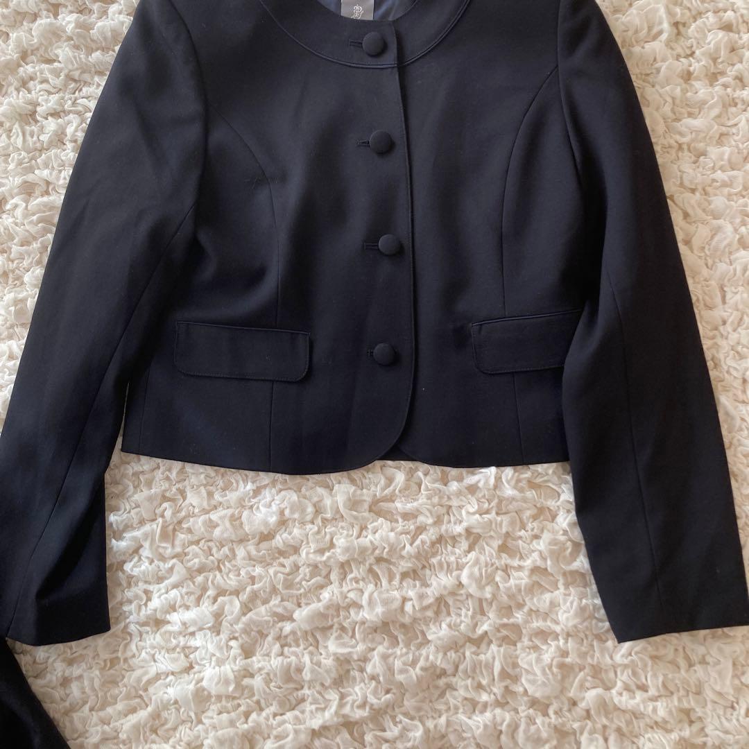 未使用級　ポンポネットジュニア　160 ワンピース　ジャケット　卒服　襟　受験