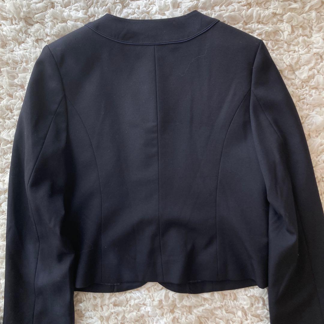 未使用級　ポンポネットジュニア　160 ワンピース　ジャケット　卒服　襟　受験