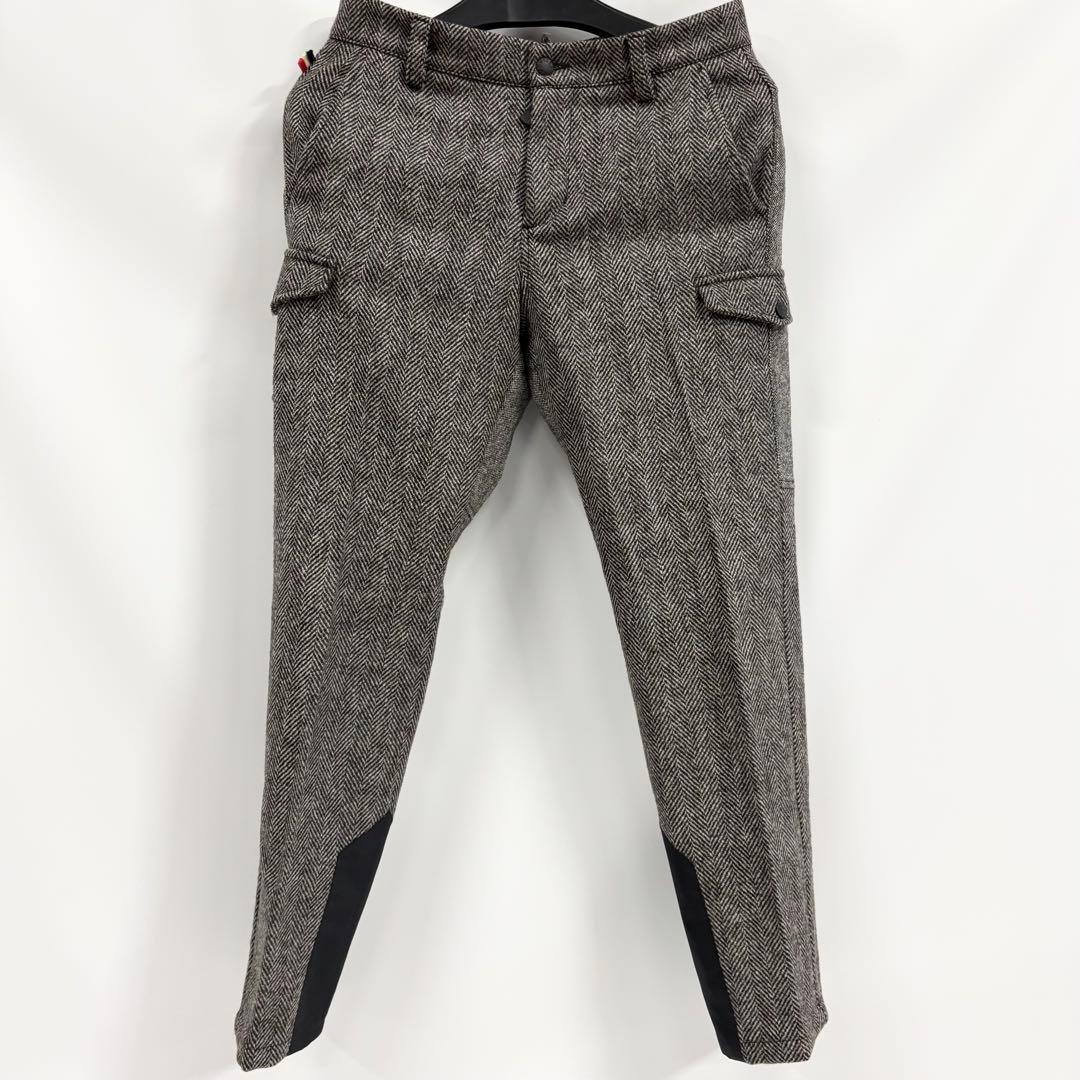 00年代 モンクレール ウールカーゴ パンツ 千鳥格子