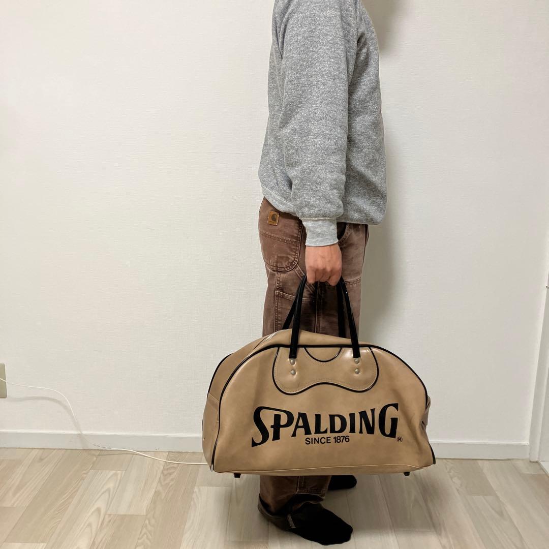 70s SPALDING スポルティング レザー ボストンバッグ