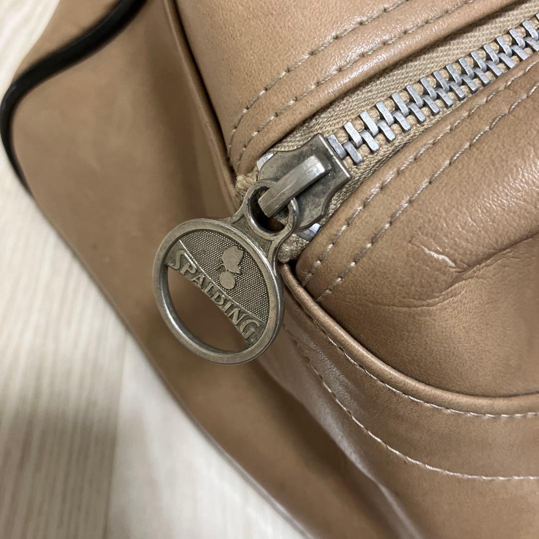 70s SPALDING スポルティング レザー ボストンバッグ
