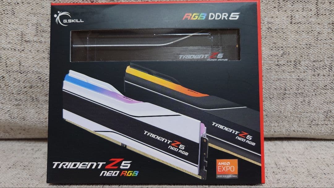 新品G.SKILL TRIDENT DDR5 6000 CL32 16GB×2