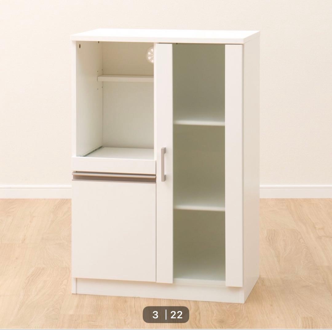 ニトリレンジ台食器棚付き