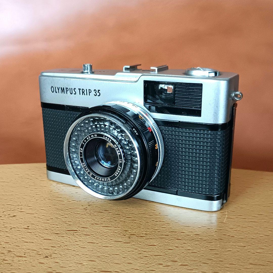 フィルムカメラ【整備、完動品】オリンパストリップ35