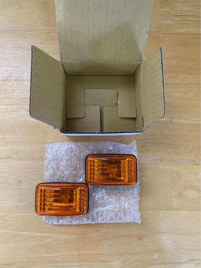 78プラド オレンジライトセット コーナーランプサイドマーカー ウインカー