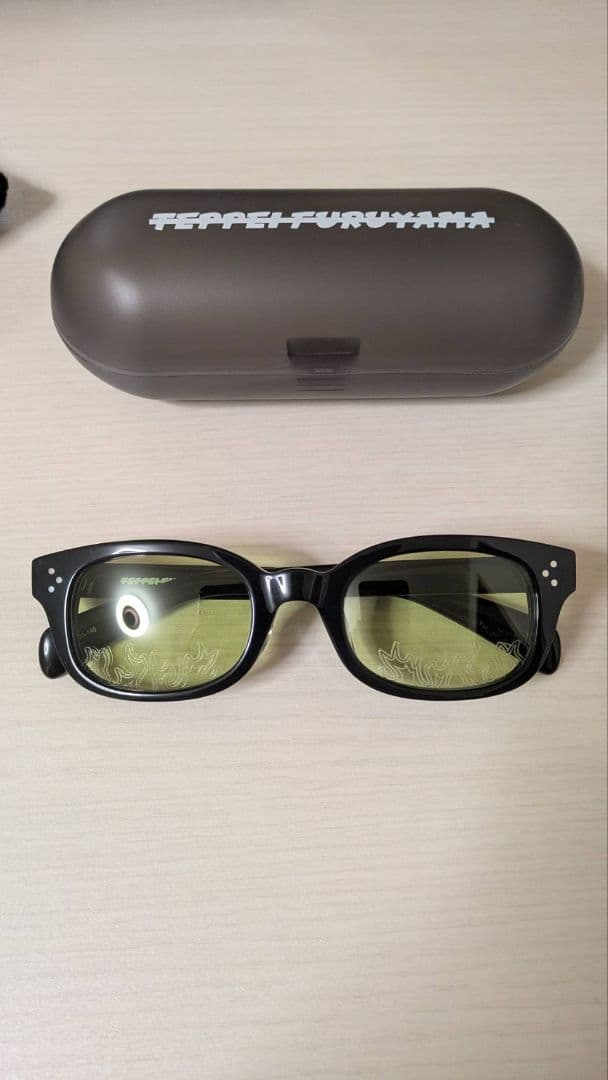 TEPPEI-FURUYAMA サングラス フレイムパターンレンズ