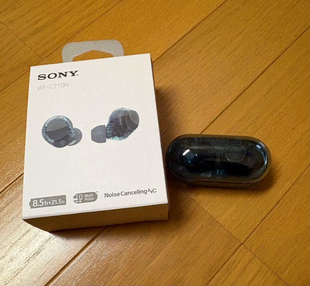 ソニー(SONY) WF-C710N グラスブルー ワイヤレスイヤホン